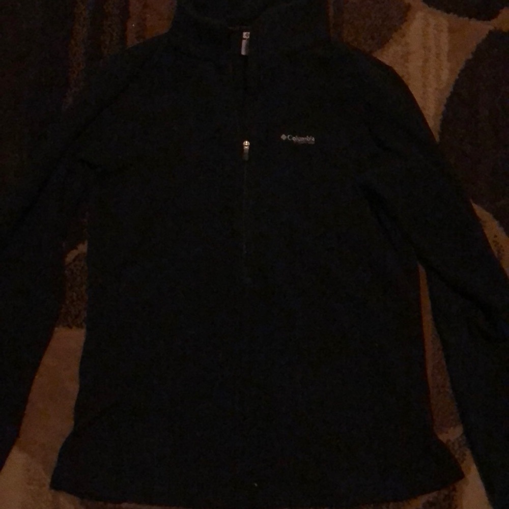 Black Columbia half zip